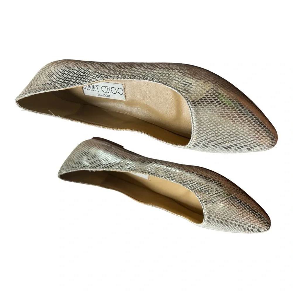 Jimmy Choo Glitter ballet flats 39EU - Picture 3 of 10
